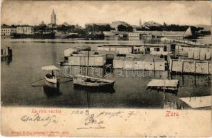 1903 Zadar, Zara; La riva vecchia / old shore. Stengel &amp; Co. (fl)