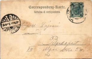 1903 Zadar, Zara; La riva vecchia / old shore. Stengel &amp; Co. (fl)