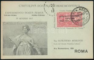 1917 Képes levelezőlap "TORINO" - Róma