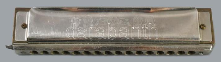 Hohner Chromonika harmonika, a váltó gombja letörött, de megvan, eredeti dobozában