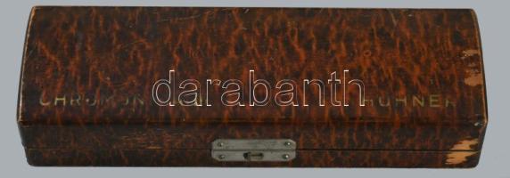 Hohner Chromonika harmonika, a váltó gombja letörött, de megvan, eredeti dobozában