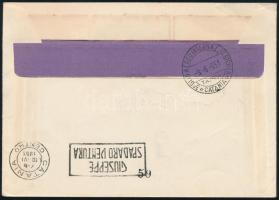 1951 Légi levél "PALERMO" - "CATANIA"