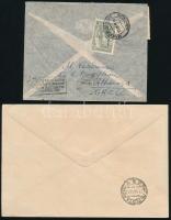 1933 + 1948 2 db levél Görögországból Olaszországba küldve