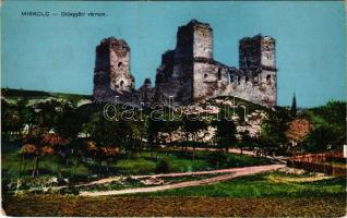 1916 Diósgyőr (Miskolc), várrom. Orosz Ferenc felvétele és kiadása (fl)