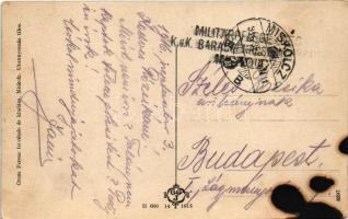 1916 Diósgyőr (Miskolc), várrom. Orosz Ferenc felvétele és kiadása (fl)