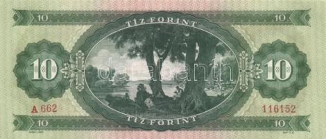 1962. 10Ft (5x) egymásutáni sorszámmal T:I
