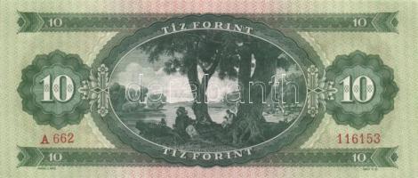 1962. 10Ft (5x) egymásutáni sorszámmal T:I
