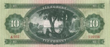 1962. 10Ft (5x) egymásutáni sorszámmal T:I