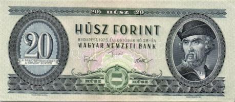 1975. 20Ft (12x) egymásutáni sorszámmal T:I