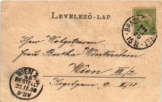 1900 Kolozsvár, Cluj; New York szálloda, Schuster üzlete / hotel, shops (EB)