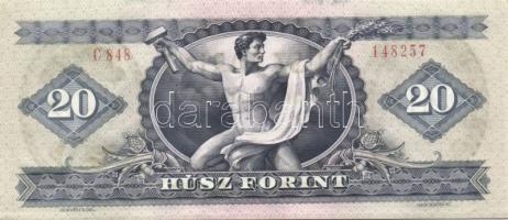 1975. 20Ft (12x) egymásutáni sorszámmal T:I