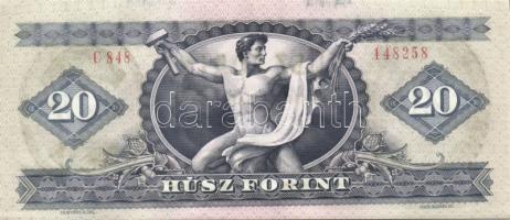 1975. 20Ft (12x) egymásutáni sorszámmal T:I