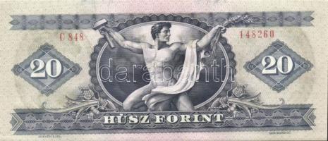 1975. 20Ft (12x) egymásutáni sorszámmal T:I