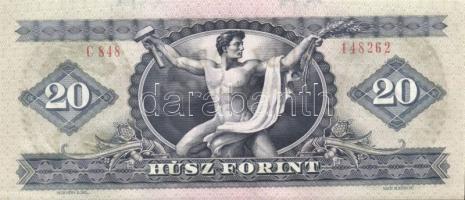 1975. 20Ft (12x) egymásutáni sorszámmal T:I
