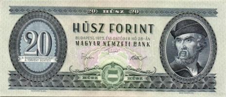 1975. 20Ft (12x) egymásutáni sorszámmal T:I