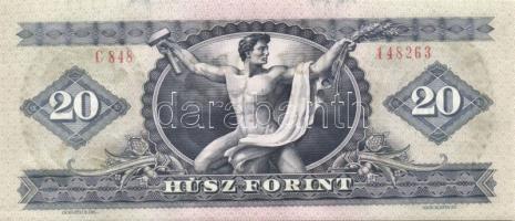 1975. 20Ft (12x) egymásutáni sorszámmal T:I