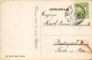 Solt, híd, utca. Kellner Sándor kiadása + "DUNAPATAJ - KUNSZENTMIKLÓS 316" vasúti mozgópos...