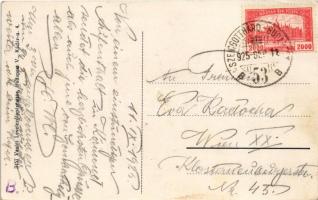 1925 Körmend, Rába híd, Batthyány kastély. Vasúti levelezőlapárusítás 3457. + "SZENTGOTTHÁRD - ...