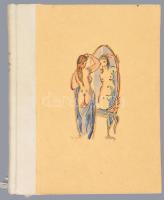 Schweyer, Joseph: Der Weiberspiegel. Mit 12 Federzeichnungen von Hanns Marx 1922. Félvászon kötésben, gazdagon illusztrált
