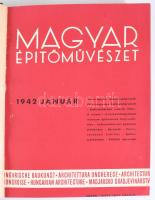 1942 A Magyar Művészet január-december számai könyvbe kötve