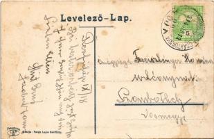 1914 Révfülöp, Hajóállomás, gőzhajó. Varga Lajos kiadása + "CZELLDÖMÖLK - BOBA - CSÁKTORNYA 83 ...