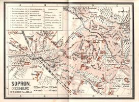 Thirring Gusztáv: 
Sopron és a magyar Alpok. Úti kalauz. 11 térképpel, 5 városi tervrajzzal, 15 kép...