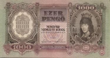 1943. 1000P (3x) egymásutáni sorszámmal T:I