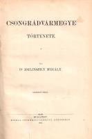 Zsilinszky Mihály: 
Csongrádvármegye története. I-III. rész. [Teljes mű három kötetben.]
Budapest,...