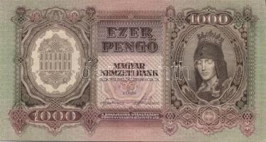 1943. 1000P (3x) egymásutáni sorszámmal T:I