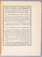 Andreas-Solomé, Lou: Die Erotik. Die Gesellschaft. Sammlung sozialpsychologischer Monographien. Első...