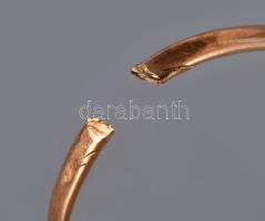 Arany (Au) gyűrű, jelzett, 14k, sérült, 1,24g