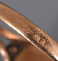 Arany (Au) gyűrű, jelzett, 14k, sérült, 1,24g