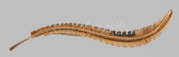 Arany (Au) bross, jelzett, 14k, 1,73g