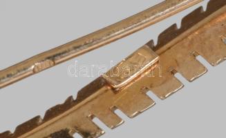 Arany (Au) bross, jelzett, 14k, 1,73g
