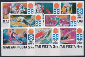 1972 Téli Olimpia (IV.) - Sapporo ívszéli vágott sor