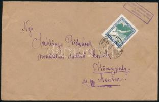 1925 Levél 8 db Sport bélyeggel bérmentesítve "KŐSZEG" / Cover with 8 stamps