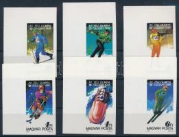 1987 Téli Olimpia (VIII.) - Calgary ívsarki vágott sor (4.000)