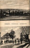Szerednye, Seredné, Serednie; látkép, utcakép. K. K. Gulás kiadása / views (EK)
