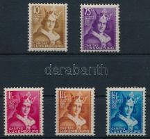 Luxemburg 1933 Gyermekjólét sor Mi 252-256 (Mi EUR 140.-)