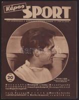 1939 Képes Sport. 1939 aug., I. évf. 11. sz. Szerk.: Dr. Csik Ferenc. Bp., 1939, Athenaeum, 8 sztl. ...