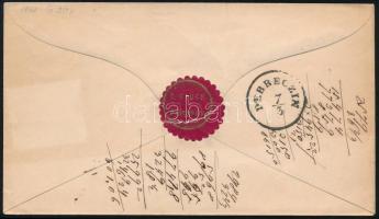 ~1863 5kr díjjegyes boríték / PS-cover "NYÍREGYHÁZA"