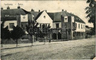 1920 Ipolyság, Sahy; utcakép. Neumann kiadása / street view (fl)