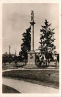 1942 Ipolyság, Sahy; Szűz Mária szobor, Népbank. Polgár I. kiadása / statue, bank