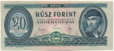 1965. 20Ft "C 454 021084" T:F szép papír Adamo F14