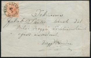 ~1850 3kr levélen "NAGY KÁLLÓ" - Nagyvárad