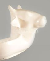 Tehén figurás kínáló, kis felületi hibával, 35x17 cm