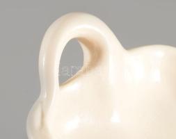 Tehén figurás kínáló, kis felületi hibával, 35x17 cm