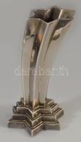 Dávid csillag váza. Krómozott fém A&amp;W jelzéssel, 13 cm