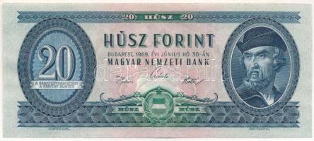 1969. 20Ft "C 399 001053" T:F szép papír Adamo F15
