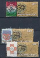 2005 Üzenet bélyegem I. - Magyarország térképe tájolóval 3 klf megszemélyesített bélyeg